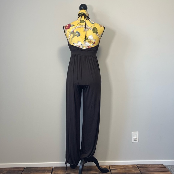 Victoria’s Secret Halter Style Brown Jumpsuit Small - Picture 2 of 7